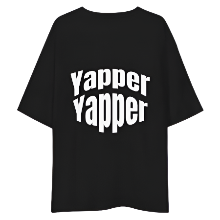 Certified Yapper | Oversized Tee