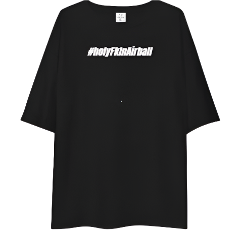 "holyfkinairball" — missed the shot, kept the energy 🔥"
